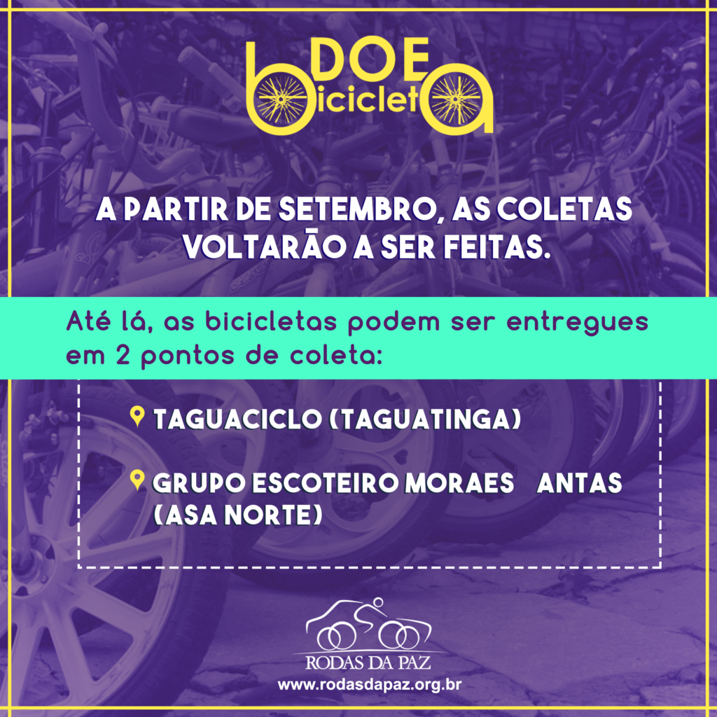 Flyer Doe Bicicletas - Fundo Roxo